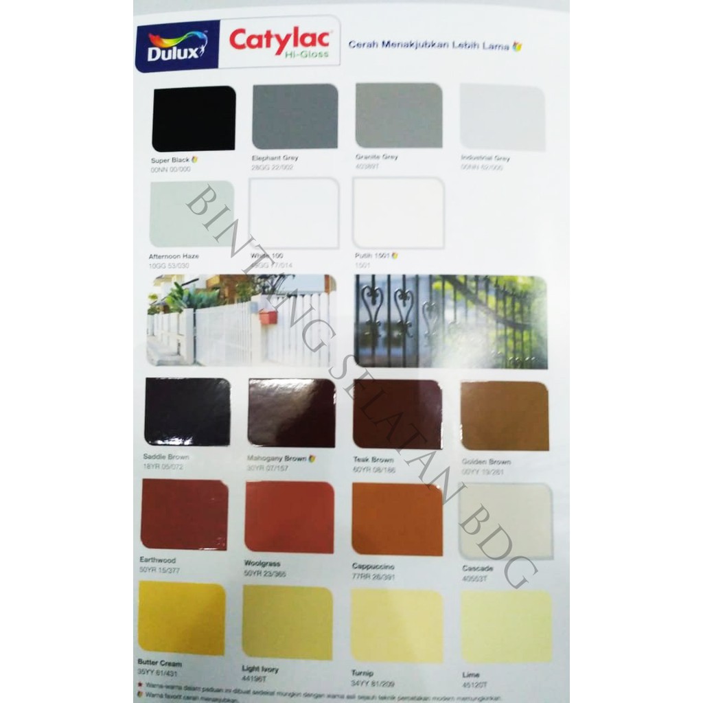 DULUX CATYLAC Hi-GLOSS CAT KAYU DAN BESI