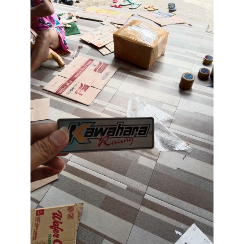 EMBLEM KAWAHARA EMBLEM KNALPOT RACING