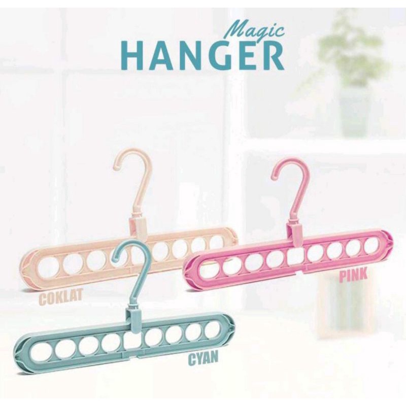 GANTUNGAN BAJU HANGER AJAIB MURAH HANGER SERBAGUNA GSF G-7201