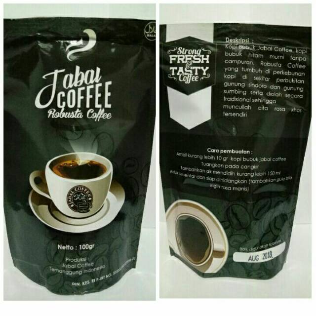 Kopi Hitam Bubuk Robusta Original Jabal Coffee (Kopi Temanggung)