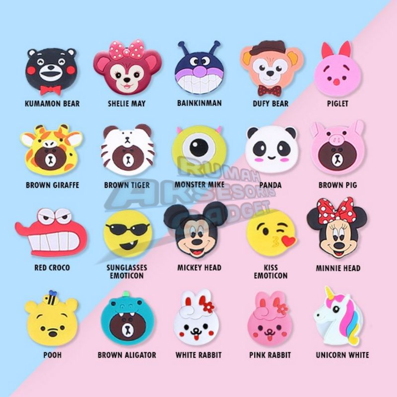 POP SOCKET KARAKTER ANIMASI EMOTICON LUCU PART 1