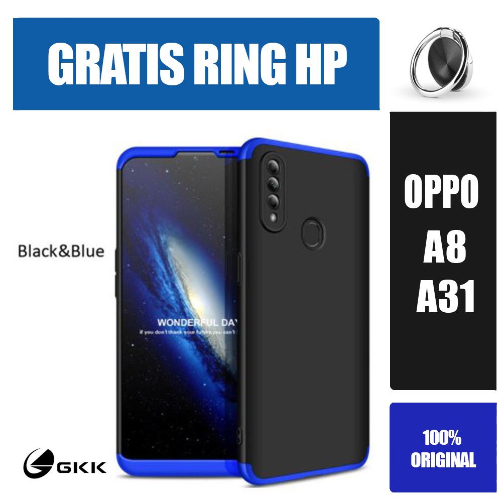 GKK OPPO A8 A31 Armor 360 Full Cover Hard Case