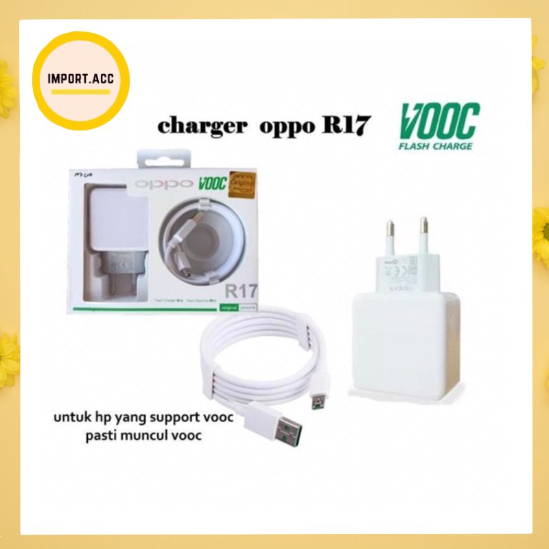 Charger Oppo Vooc R17 Original Fast Charging Micro USB