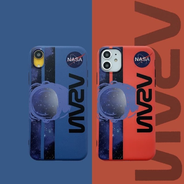 iPhone XR Soft Case Silicone NASA Model Casing bahan lembut Soft Premium Tebal