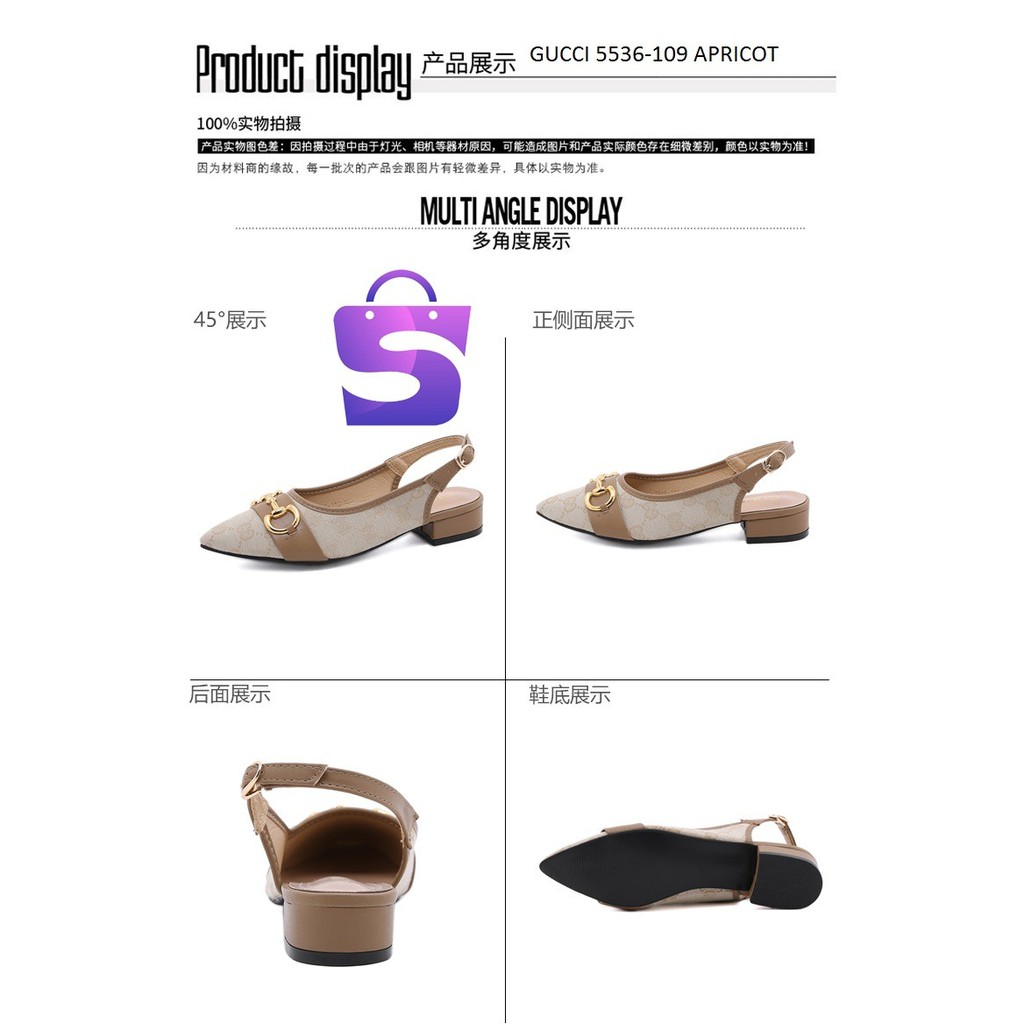 SEPATU WANITA HEELS SLINGBACK SHOES 5536-109