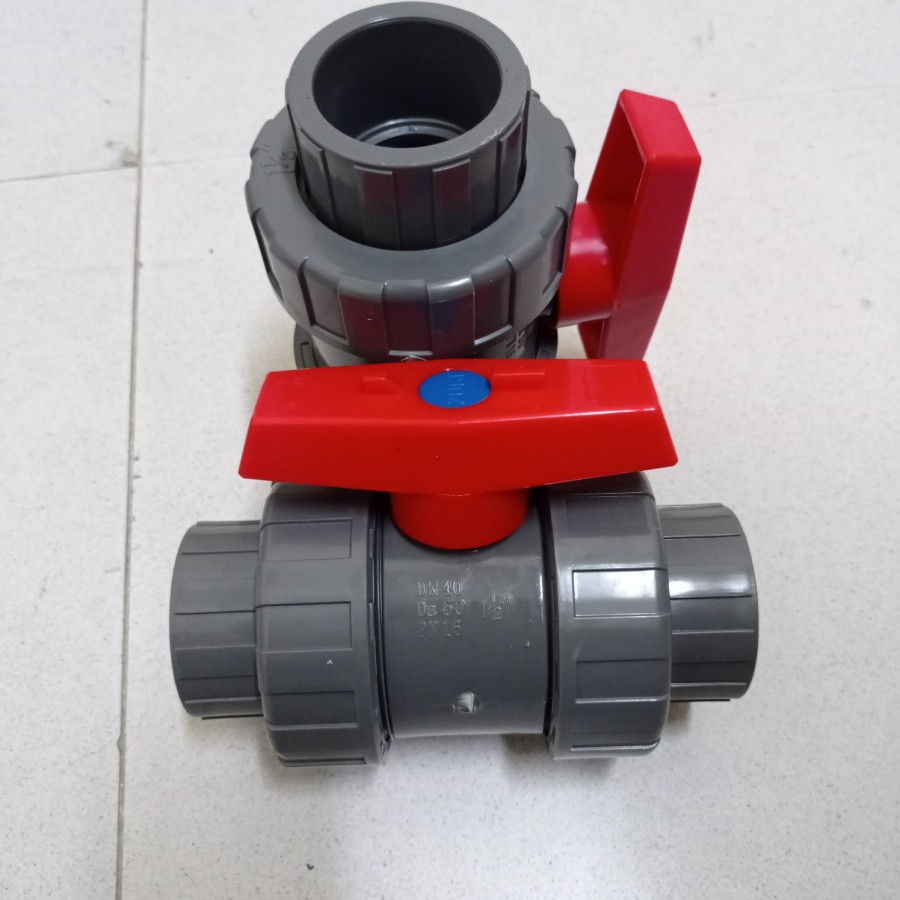 Ball Valve True Union PVC 1 1/2 " inchi - Ball Valve Watermur PVC 1.5"