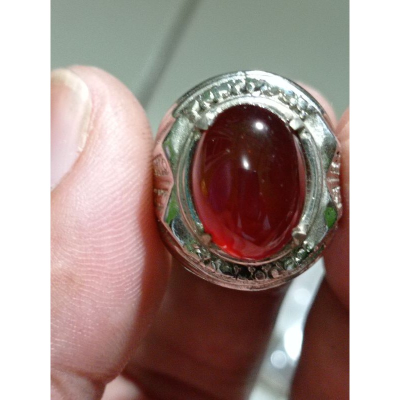 Natural hessonite garnet