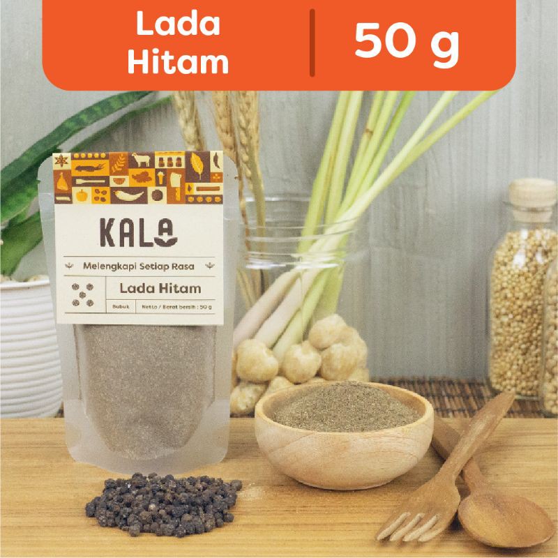 

Lada Hitam Bubuk 50 Gram Bumbu bubuk murni Black Pepper Powder