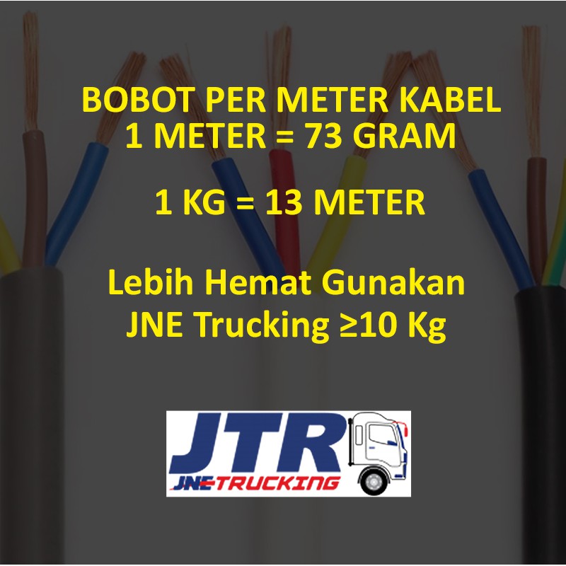 Kabel NYYHY NYM HYO Serabut 3 x 0 75 3x0,75 SNI Tembaga Murni Per Meter 3x0.75