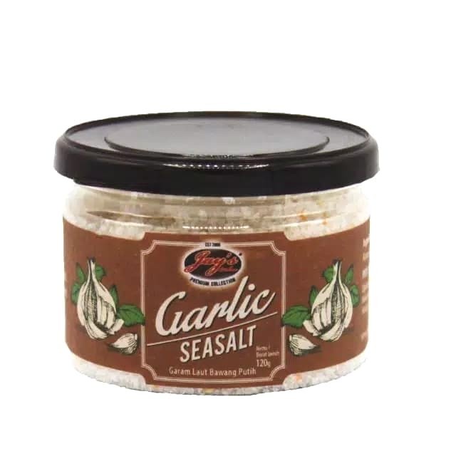 Jay's Garlic Sea Salt 120gr | Jays Garam Laut Bawang Putih