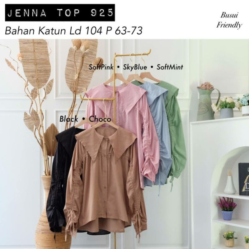 JENNA TOP / ATASAN WANITA / BUSUI / ATASAN KERJA