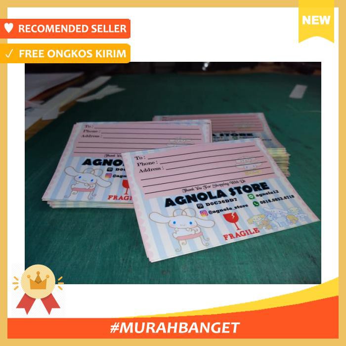 

Sticker Pengiriman Online Shop Kartu Pengiriman Barang - Pengikat & Perekat - Stiker