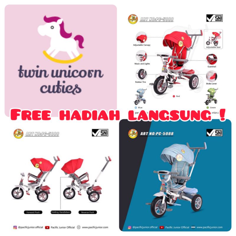 Sepeda Stroller pasific 5088