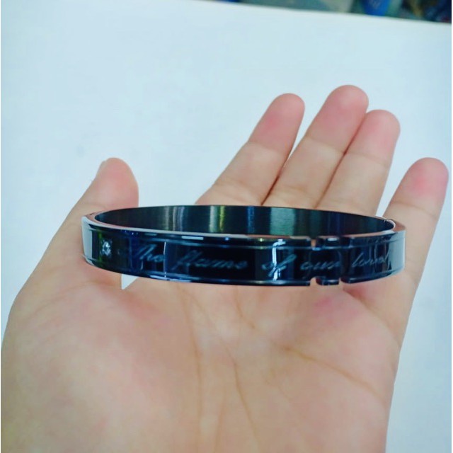 Titanium/ gelang titanium/gelang/ titanium hitam /