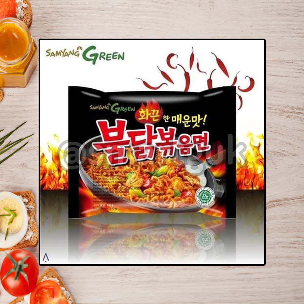 

!!SALE!! Samyang GREEN Hot Chicken Ramen Pedas Rasa Ayam