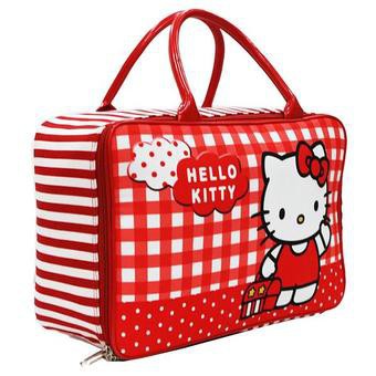 PA TRAVEL BAG MURAH SUPER KANVAS KARAKTER DEWASA hello kitty TAS RENANG LEBARAN JINJING / TA001