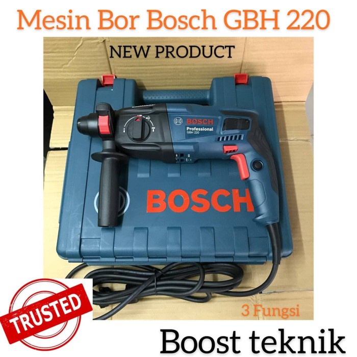 Bosch GBH 220 - Mesin Bor Beton Rotary Hammer