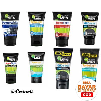 GARNIER MEN varian 100ML KEMASAN BARU #Men Sale