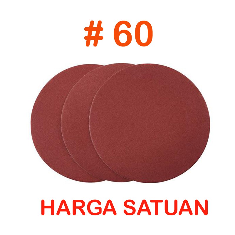 AMPLAS BULAT GRIT #60 - AMPLAS VELCRO TEMPEL GERINDA 4 INCH NO. 60