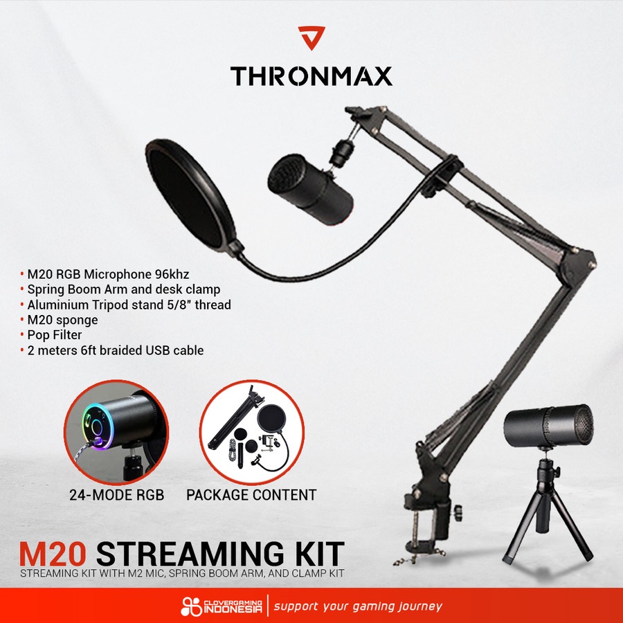 Thronmax Microphone M20 Stream Kit M-20 Streamkit Streaming Kit