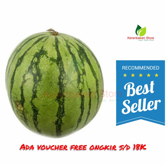 

Semangka tanpa biji perbuah ± 3-4 kg
