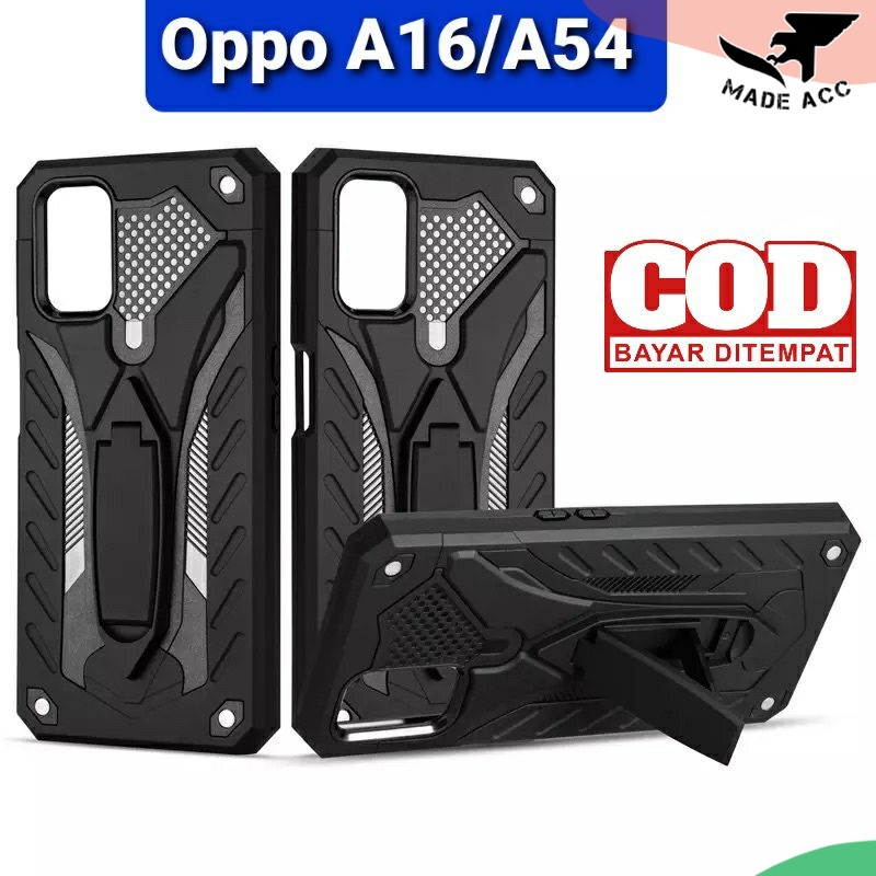 OPPO A54 / A16 Hard Case Phantom Transformer Soft Cover Casing Robot stending