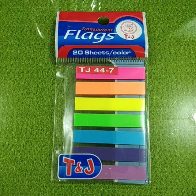 

Penanda Kertas Transparan 20 sheets TJ 44-7 / transparent flags t&j / Tom n Jerry Label