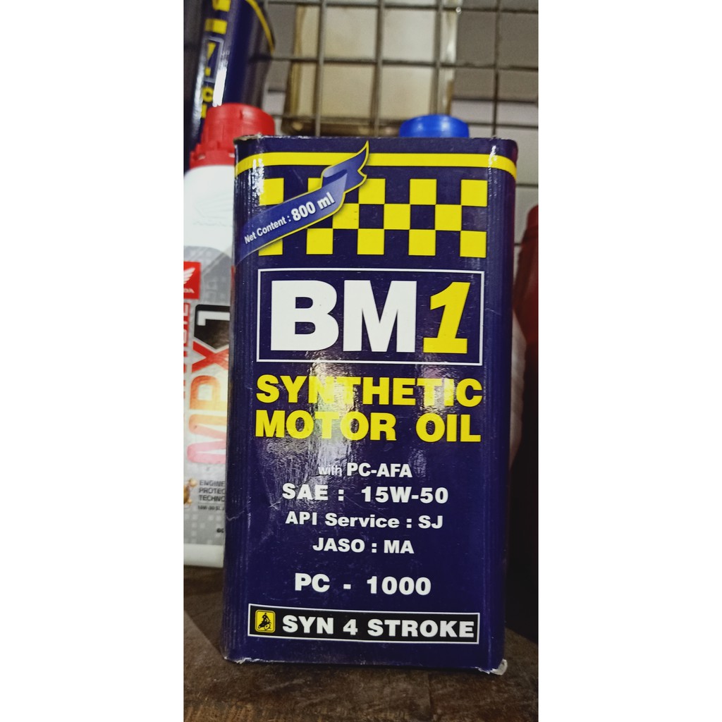 [4TAK] - BM1 BM ONE - 15W50 - 800ml - OLI MESIN 4 TAK
