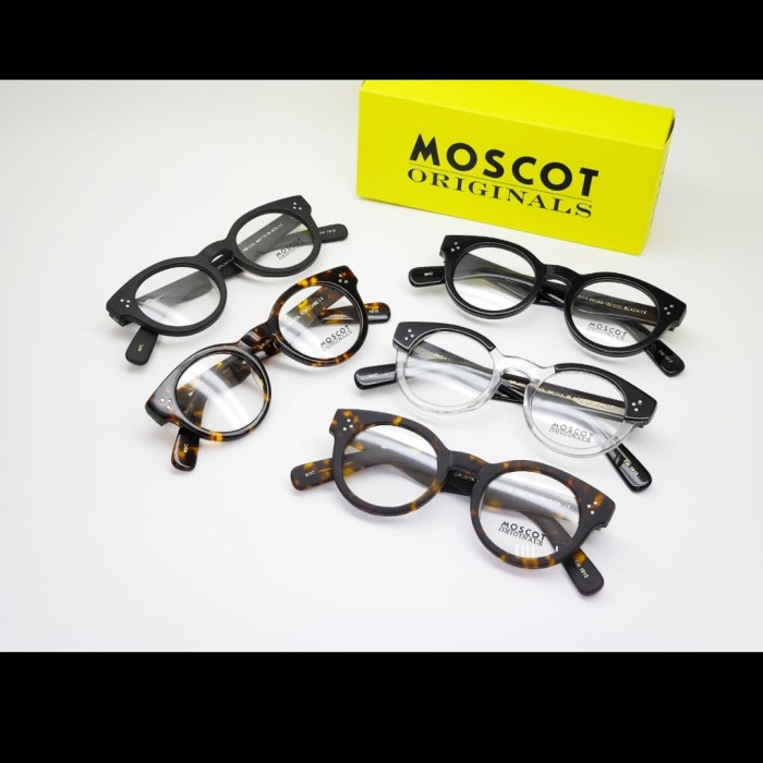 frame kacamata pria bulat moscot grunya premium grade original