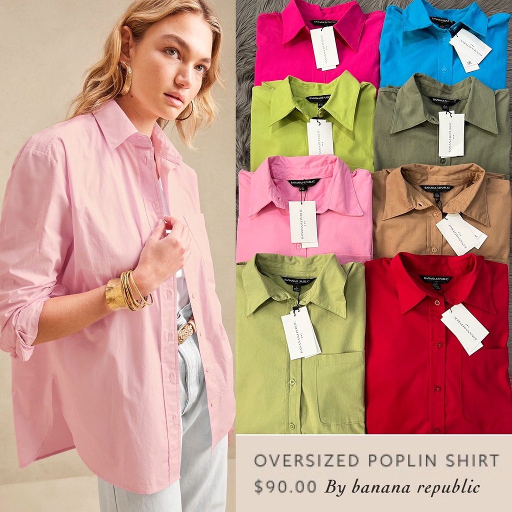 BNN republic poplin pocket button cotton shirt