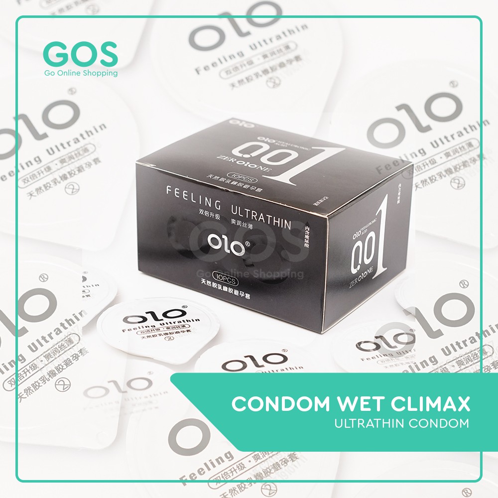 Jual Kondom Oio Olo 001 Condom Super Thin And Super Soft With Wet Climax Sensation Original 1562