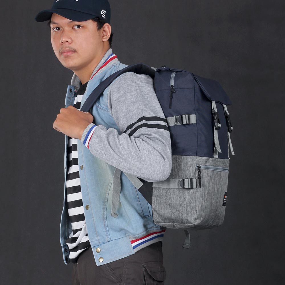 Tas Ransel Backpack Sekolah Pria Murah Tas Punggung Multifungsi Casual SMA SMP 30 Liter