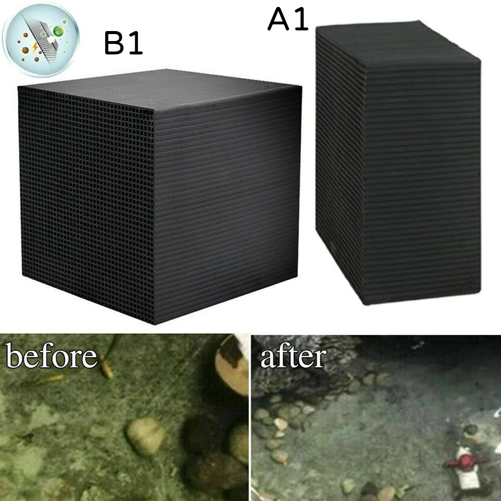 Jual New Activated Carbon Eco Aquarium Water Purifier Cube Fish Tank Cleaning Filter Indonesia Shopee Indonesia