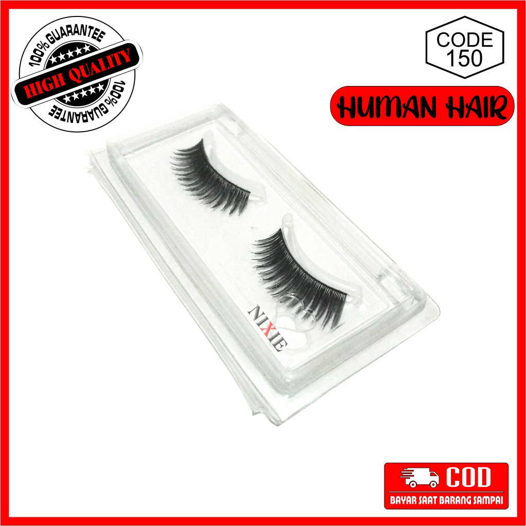 False Eyelash Bulu Mata Palsu Natural Premium Murah Lembut Satuan Kekinian