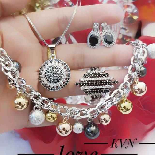 Xuping set perhiasan lapis emas 24k 2508