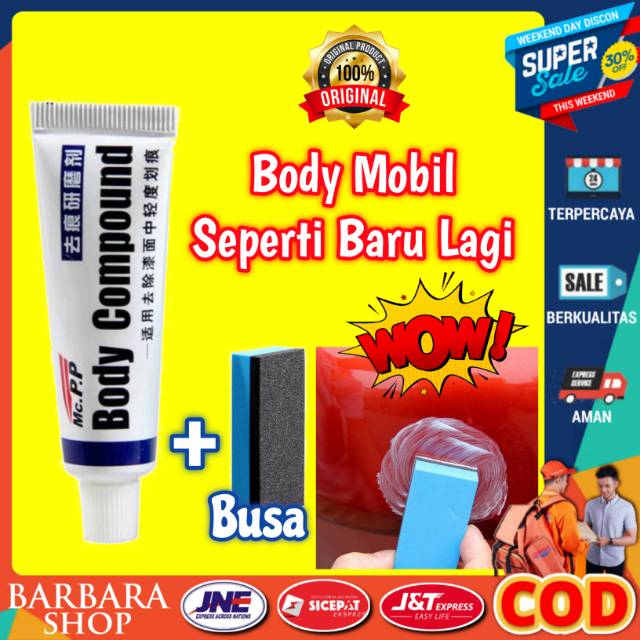 Obat Krim penghilang Baret Lecet Halus Pada mobil / Body Compound Polish Wax MC308