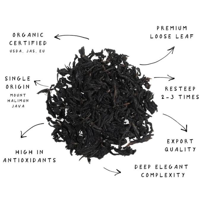 

[[BISA COD]] East Java & Co Organic Black Tea - Loose Leaf 50g (Teh Hitam Organik) TERBATAS Kode 173