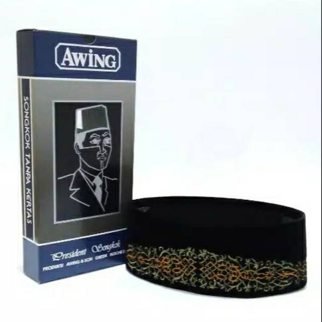 Kopyah awing#songkok awing#peci awing#kopyah awing zavier emas