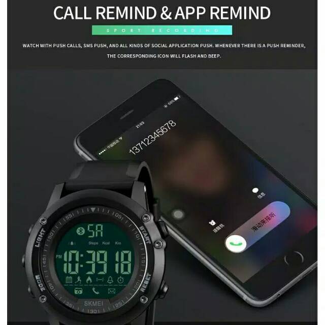 Smartwatch Jam Tangan Bluetooth SKMEI 1321