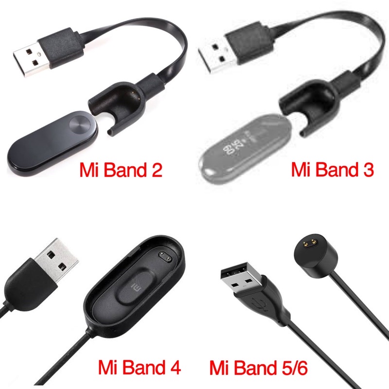 Jual Kabel Charger Smartwatch Xiaomi Mi Band 2 3 4 5 6 Kwalitas Bagus