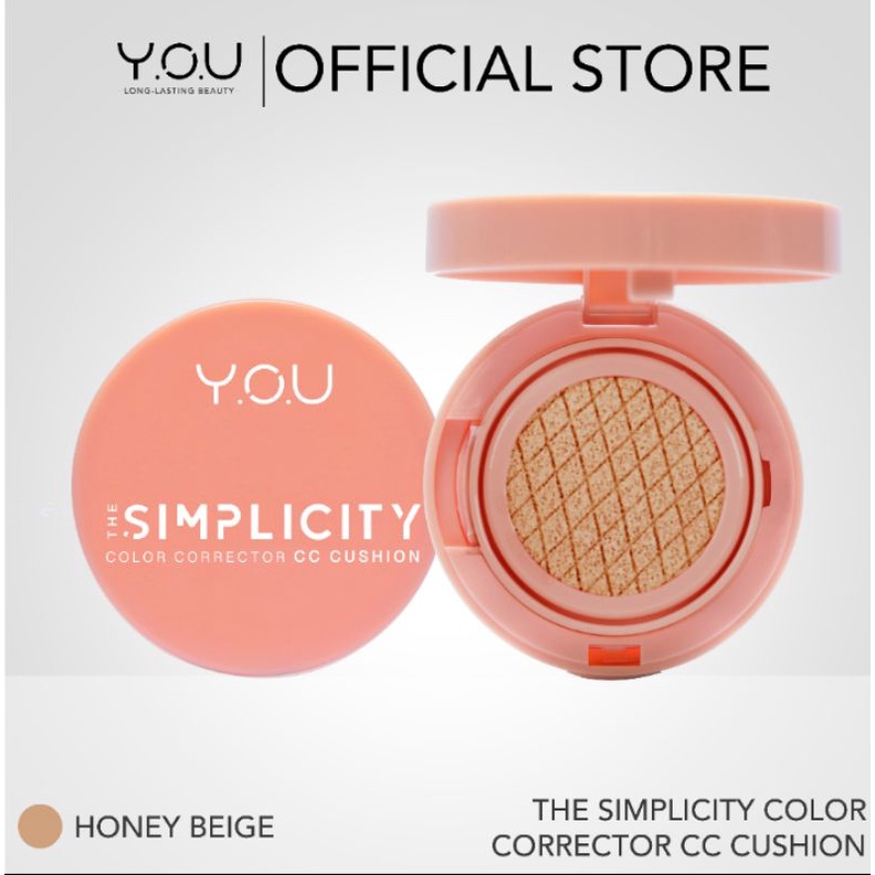 YOU THE SIMPLYCITY CCOLOR CORRECTOR CC CUSHION 15g BY YOU Makeup-Y.O.U