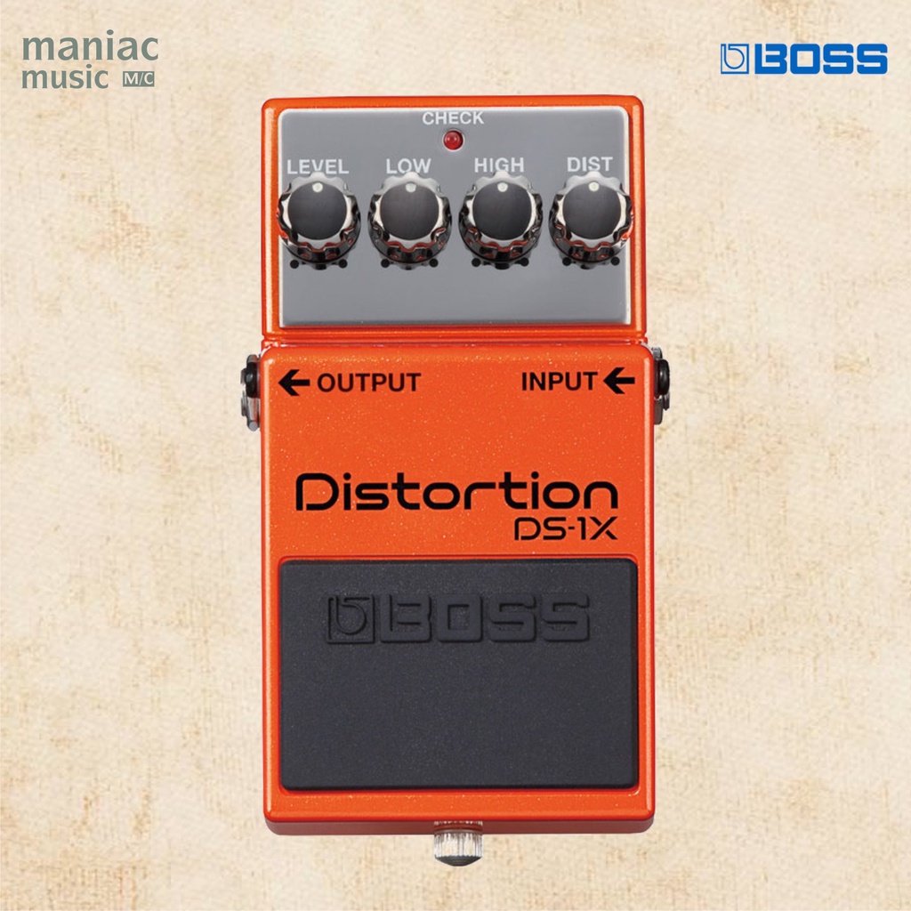 Boss DS1X - Distorsi Premium. Multi Processing. Pedal Efek Stompbox Gitar. Bass