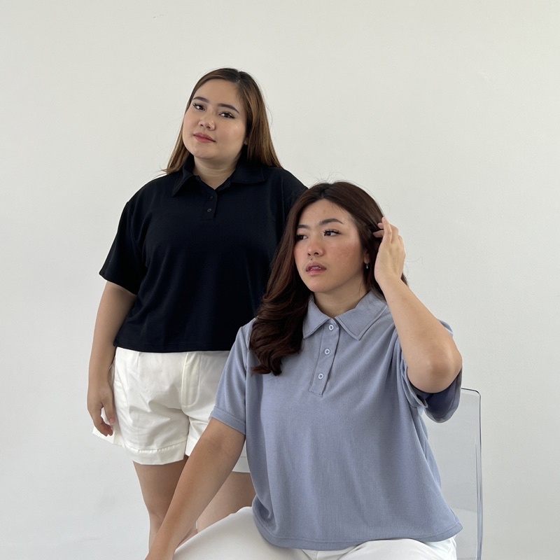 Paula Top (polo shirt / kaos polo / polo bigsize/ kaos formal / kaos berkerah / polo crop)