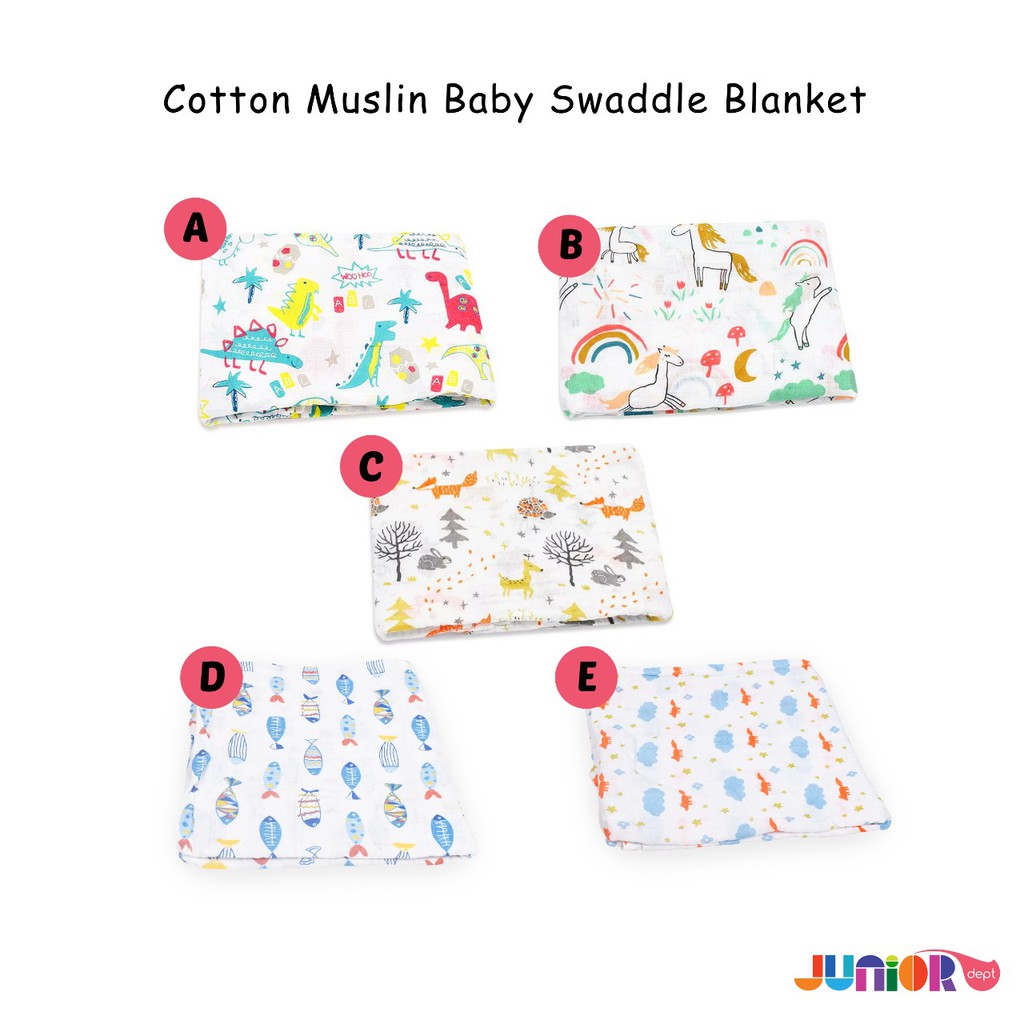 Cotton Muslin Baby Swaddle Blanket Shopee Indonesia Cotton Muslin Baby Swaddle Blanket Shopee Indonesia
