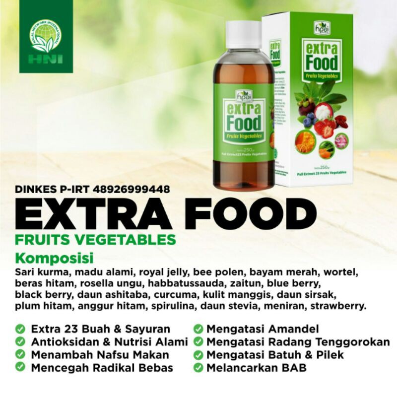 

Ekstrafood Fruits Vegetables