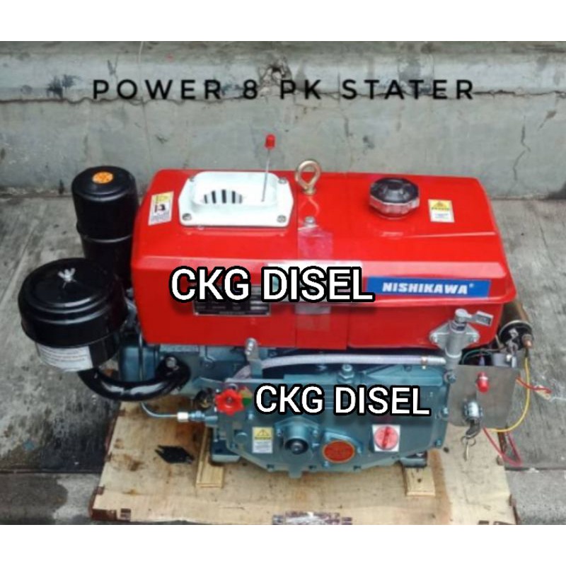 Mesin Penggerak Solar Diesel 8HP Elektrik Stater Nishikawa
