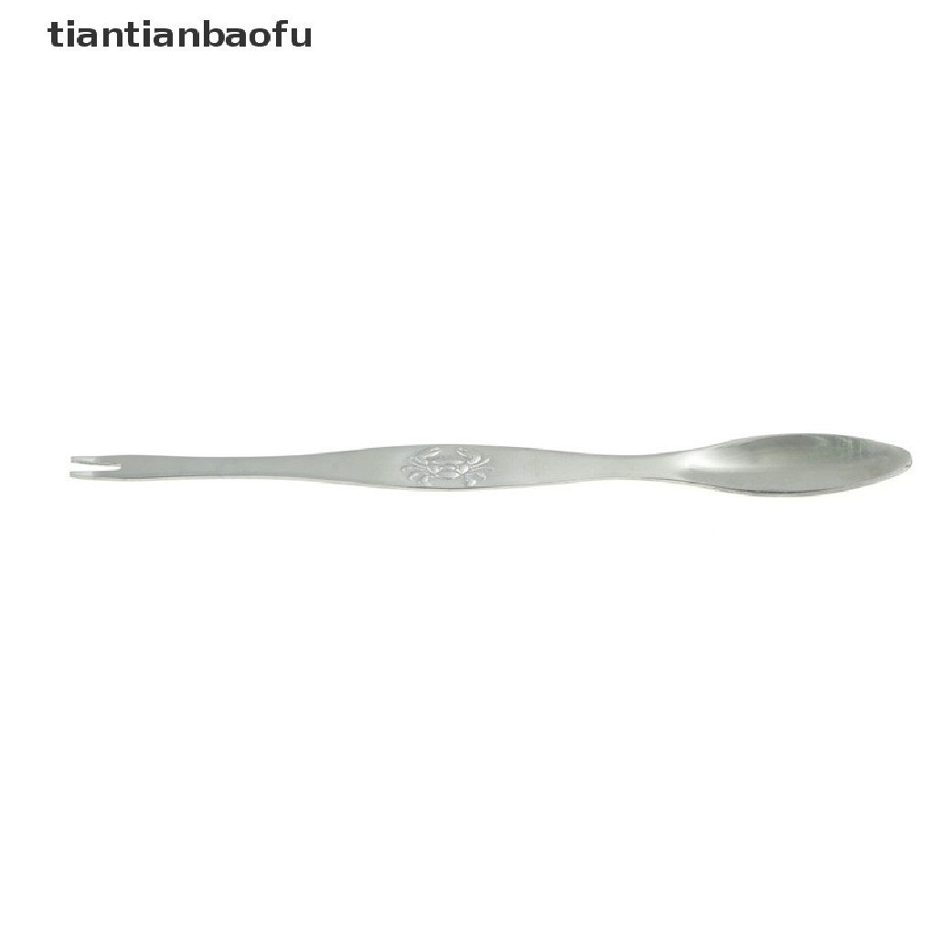 [tiantianbaofu] Stainless steel claws to eat crab seafood lobster crab pin stripping fruit fork Boutique