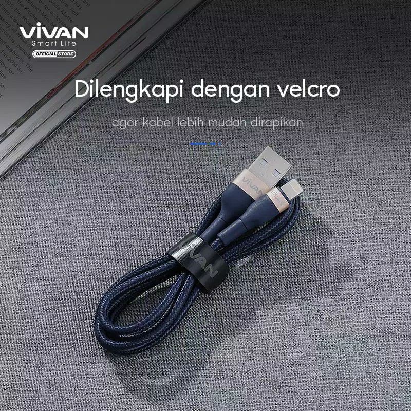 Vivan Kabel Data Micro USB, Type-C, Apple Quick Charge