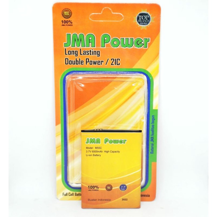 Baterai JMA Power Double Power Original For Evercoss M55C M55