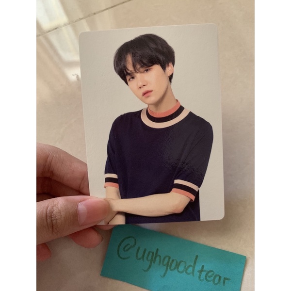mpc lys japan yoongi mini photocard love yourself suga